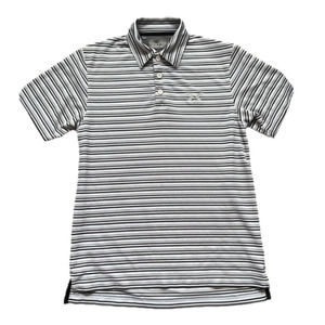 Under Armour Teen Men’s Small Horizontal Striped Polo Short Sleeve Golf Shirt